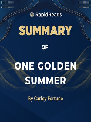 cover image of Summary of  One Golden Summer